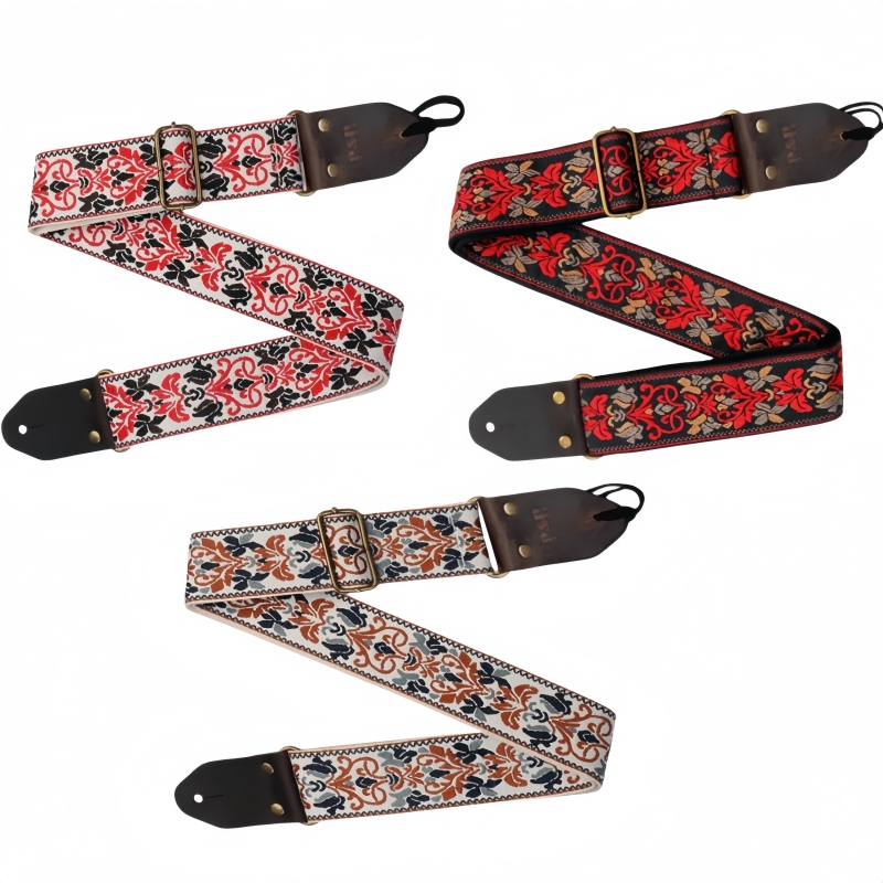 Women Electronic Accessories - Miwayer Vintage Flowers Guitar Strap, Soft