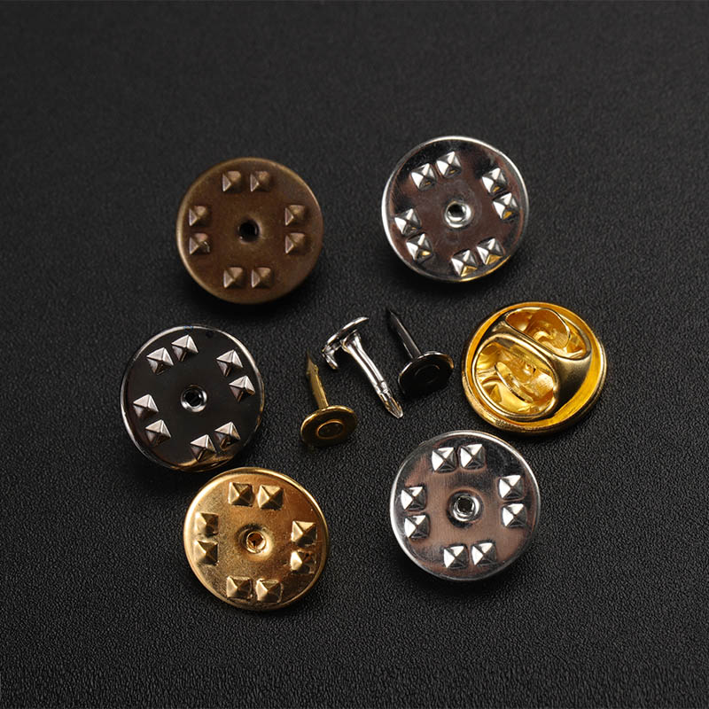 Brooch Pin Gold - 50sets/lot Metal Pin Backs Brooch Pin