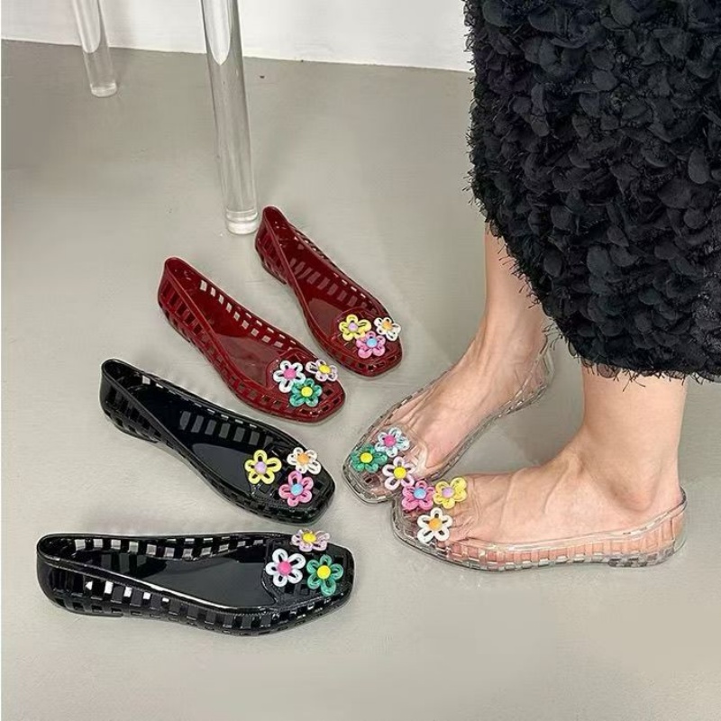 Women Accessories Trendy - Hollowed kawaii dopamine Shoe Chic Handmade