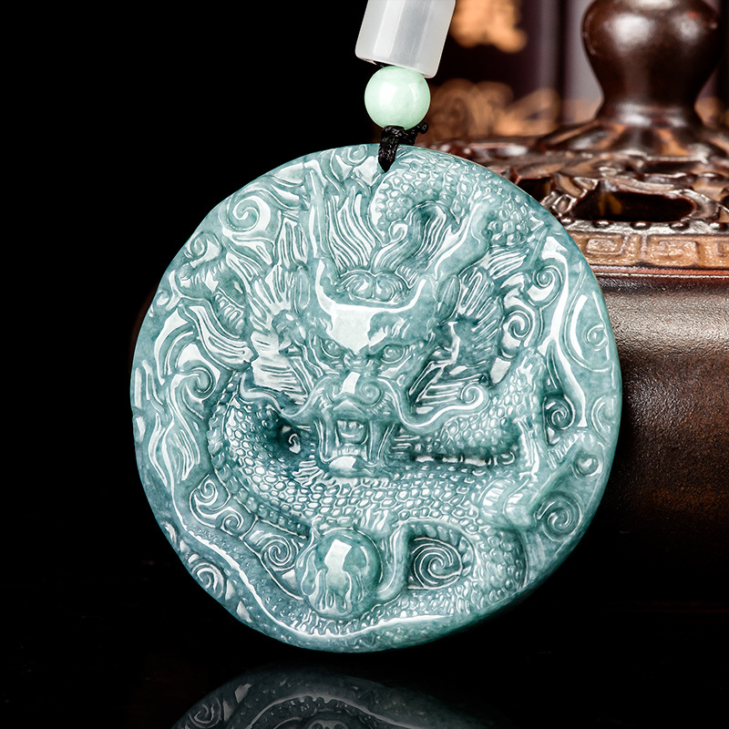 Women'S Accessories And Jewelry - Burmese Jadeite Dragon Pendant Necklace Gifts