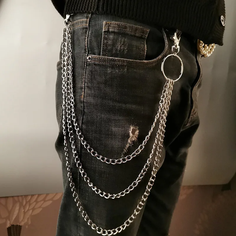 Women Electronic Accessories - Layer Metal Belt Chain Punk Hook