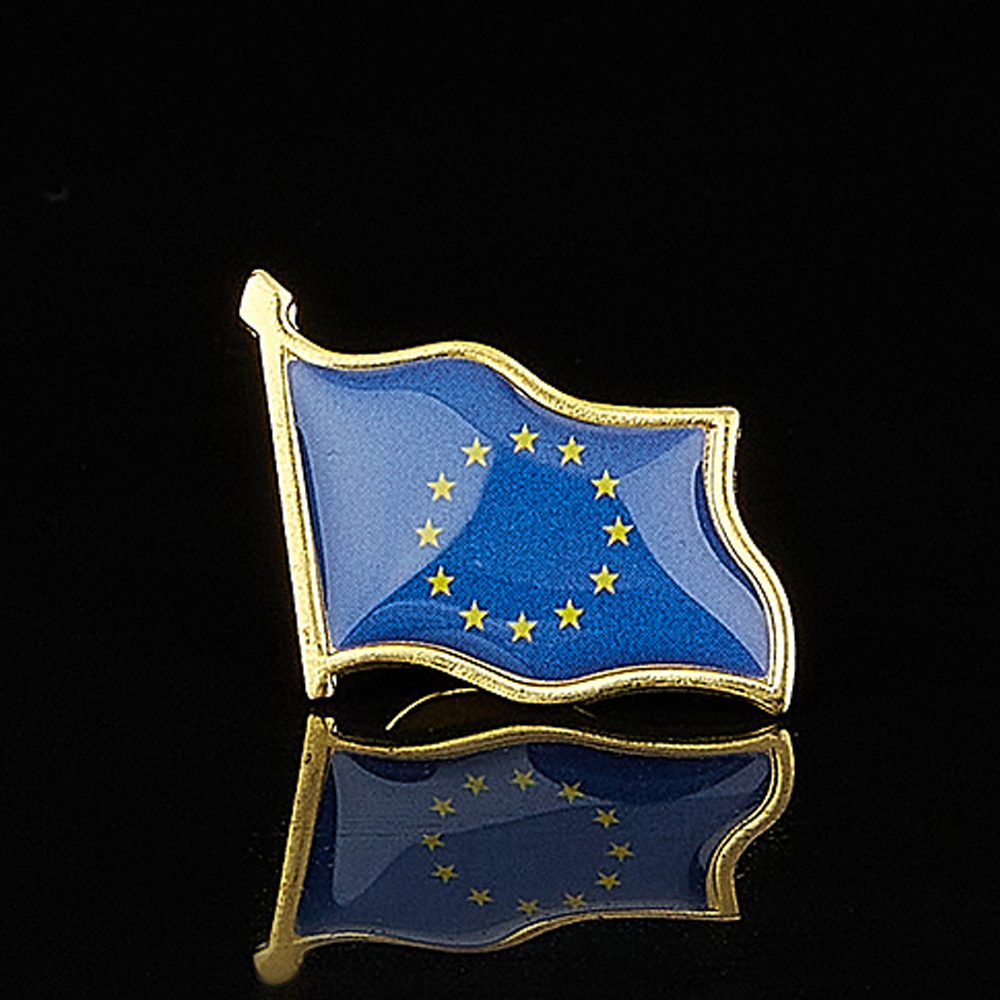 European Union Patriotism Badg - огляд і ціна Brooch Pin Gold