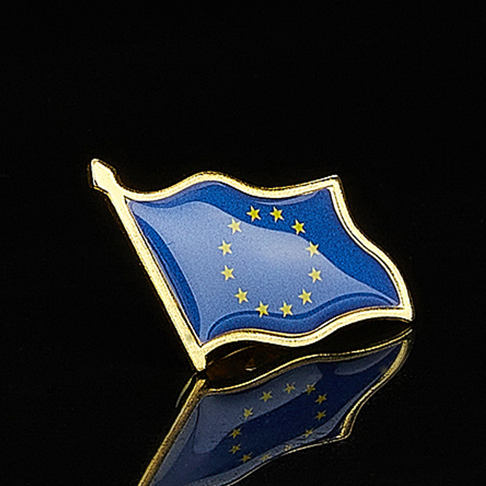 European Union Patriotism Badg - огляд і ціна Brooch Pin Gold