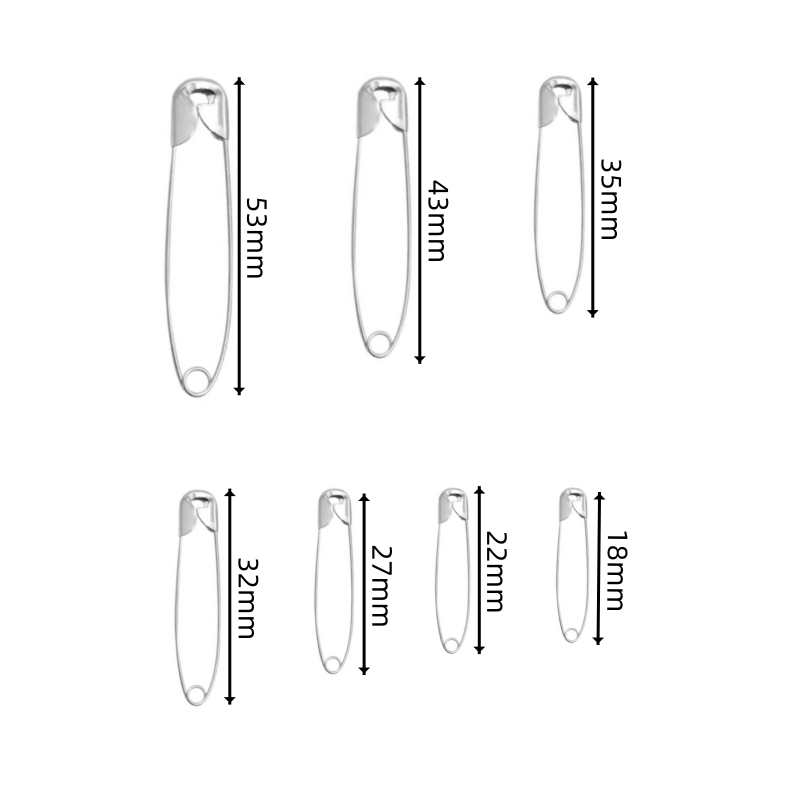 100Pcs/lot Stainless Steel Saf - огляд і ціна Brooch Pin Gold