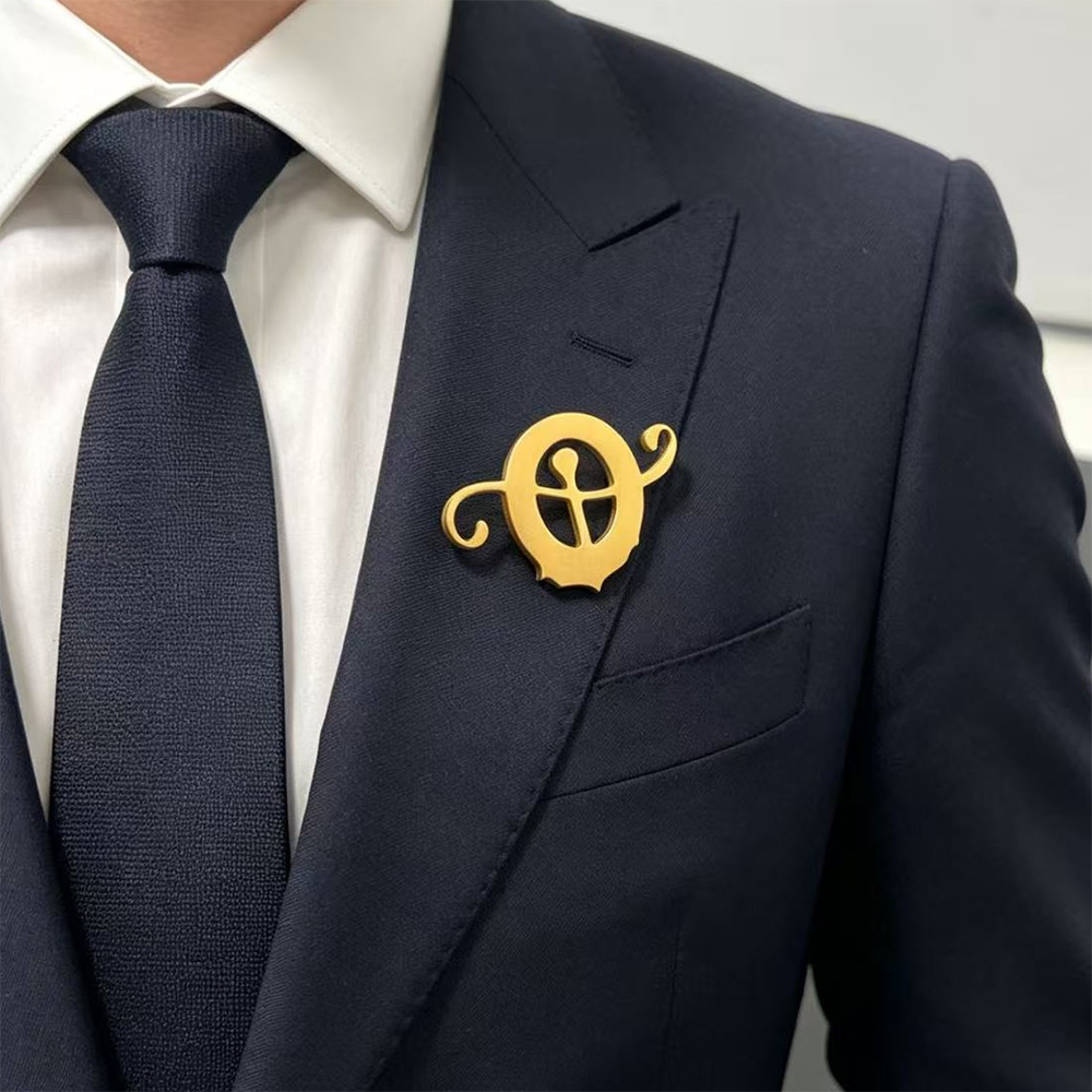 Stainless Steel Custom Logo Sk - огляд і ціна Brooch Pin Gold