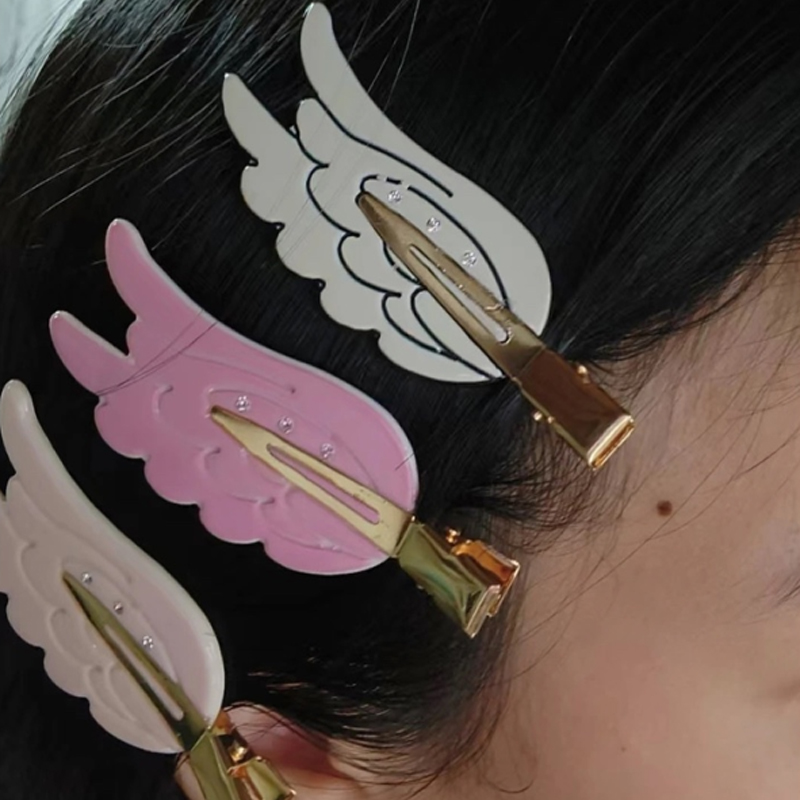 1/2pcs Cute Wings Hairpin Fun  - огляд і ціна Women'S Vanity Accessories
