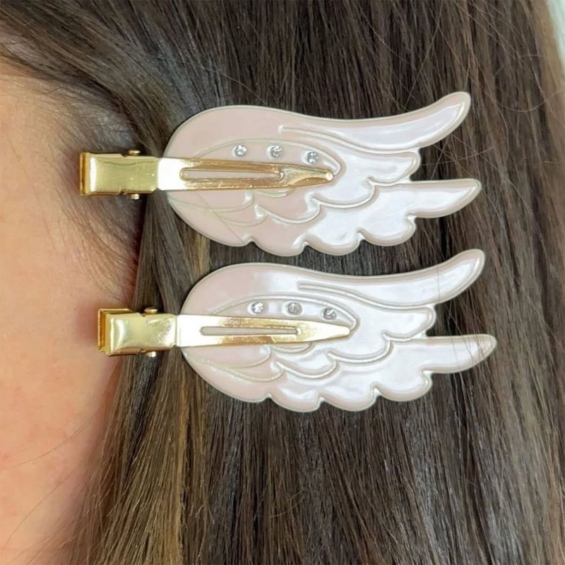 1/2pcs Cute Wings Hairpin Fun  - огляд і ціна Women'S Vanity Accessories