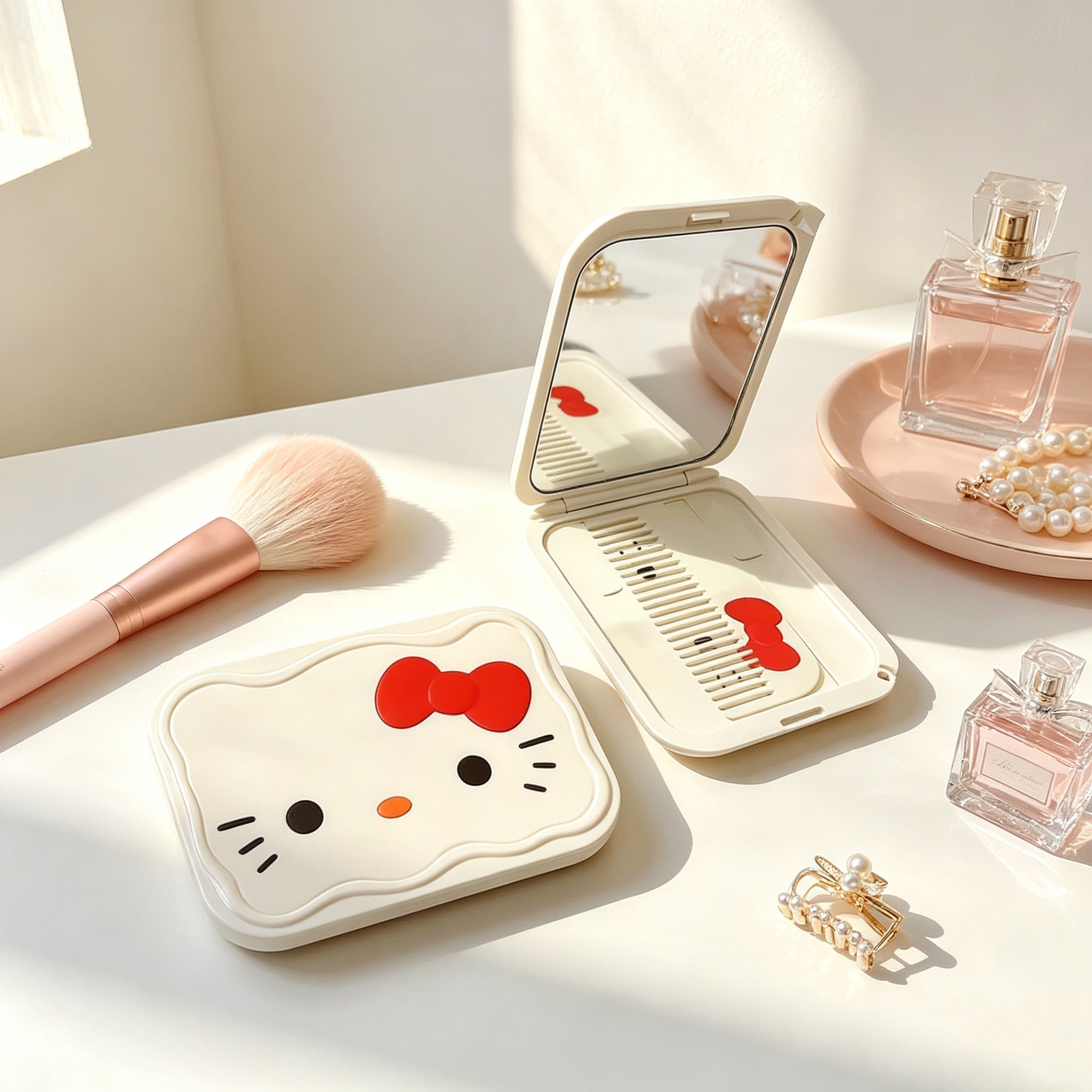Hello Kitty Foldable Mirror Co - огляд і ціна Women'S Vanity Accessories