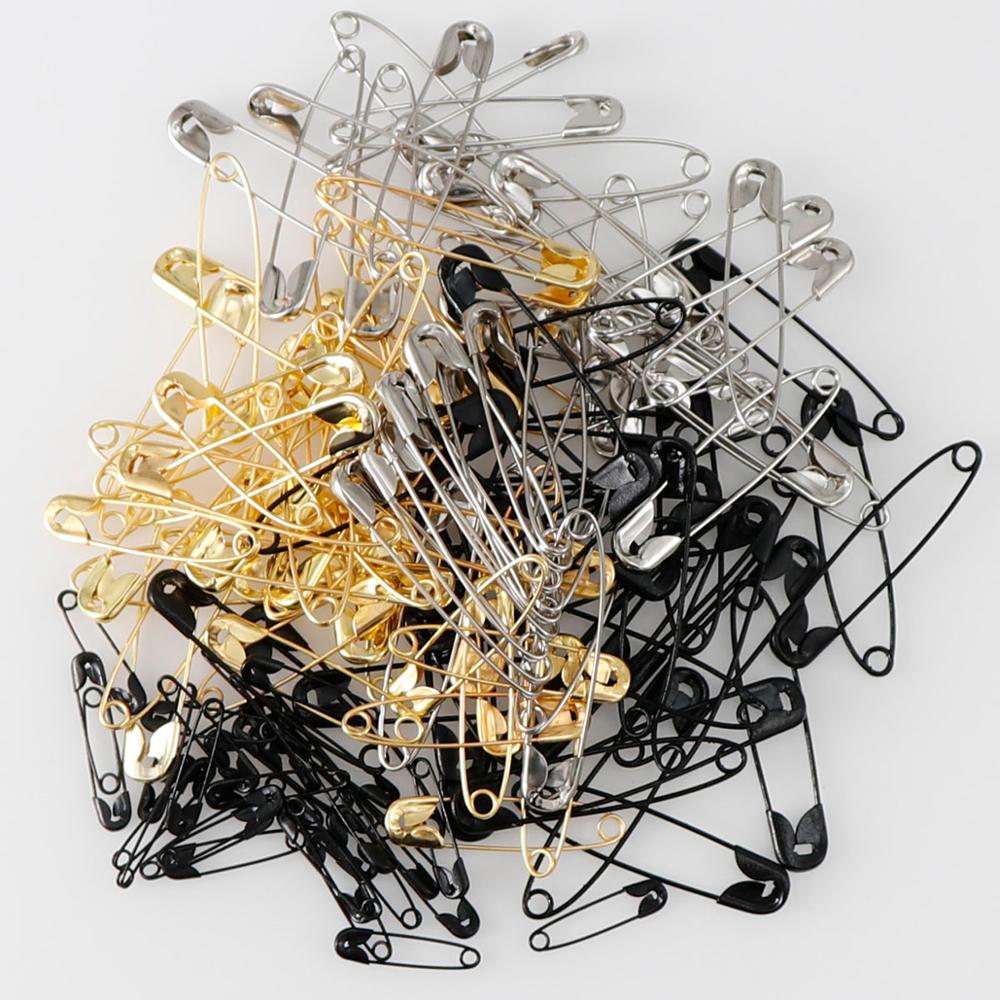 100Pcs Silver/Gold/Black Iron  - огляд і ціна Brooch Pin Gold