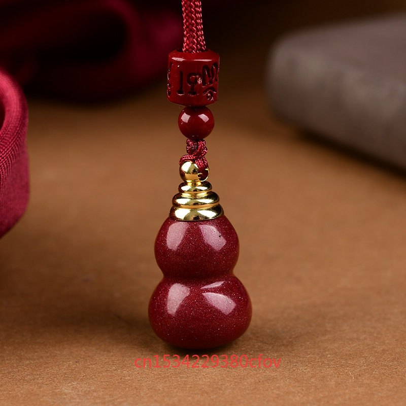 Luxury Red Cinnabar The Gourd  - огляд і ціна Women'S Red Accessories