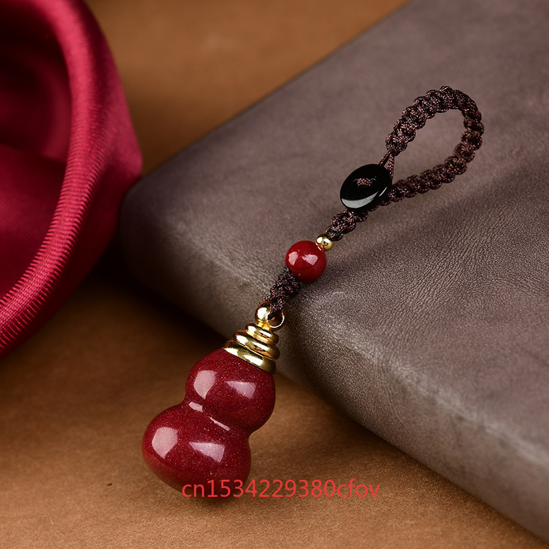 Luxury Red Cinnabar The Gourd  - огляд і ціна Women'S Red Accessories