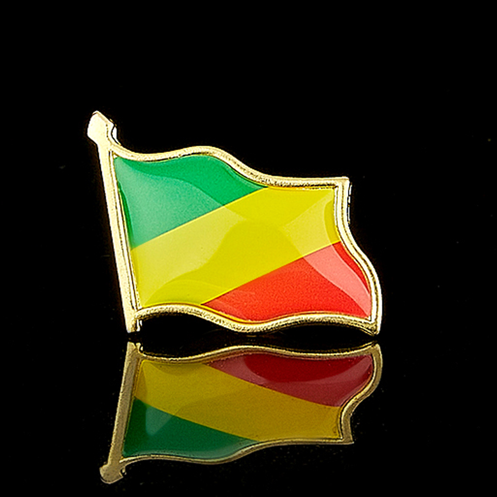 Republic of the Congo African  - огляд і ціна Brooch Pin Gold