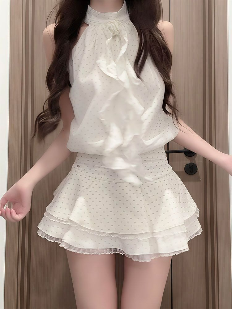 French Sweet Polka Dot 2 Piece - огляд і ціна Layered Necklace Set