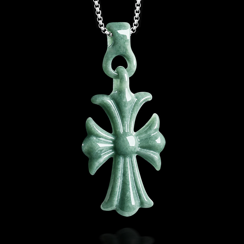 Natural Burmese Jadeite Cross  - огляд і ціна Women'S Accessories And Jewelry