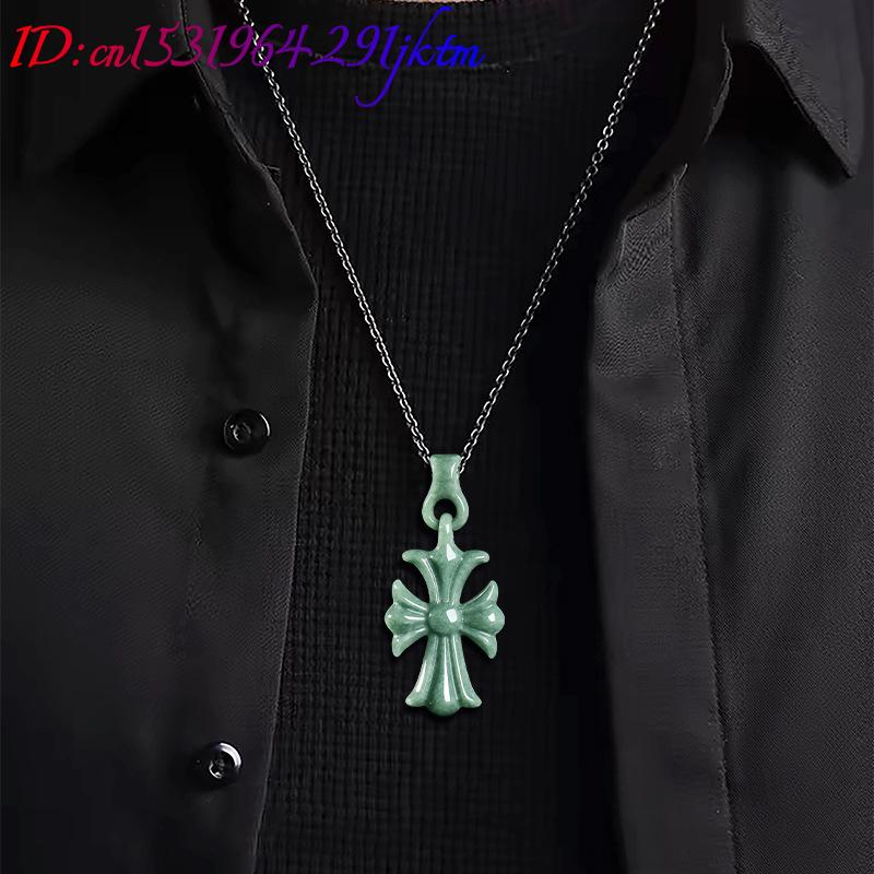 Natural Burmese Jadeite Cross  - огляд і ціна Women'S Accessories And Jewelry