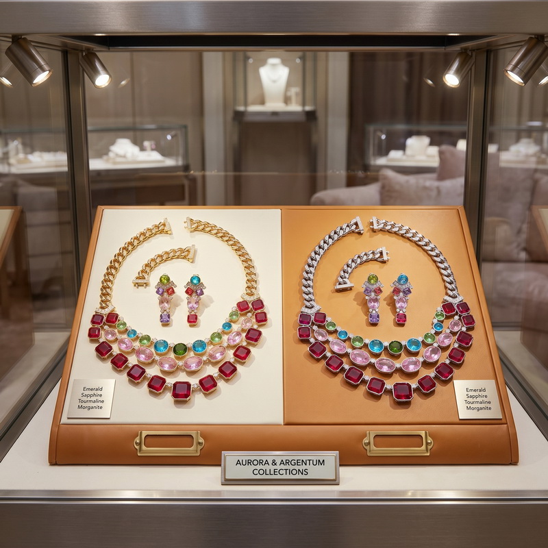 Europe America Style Earrings  - огляд і ціна Layered Necklace Set