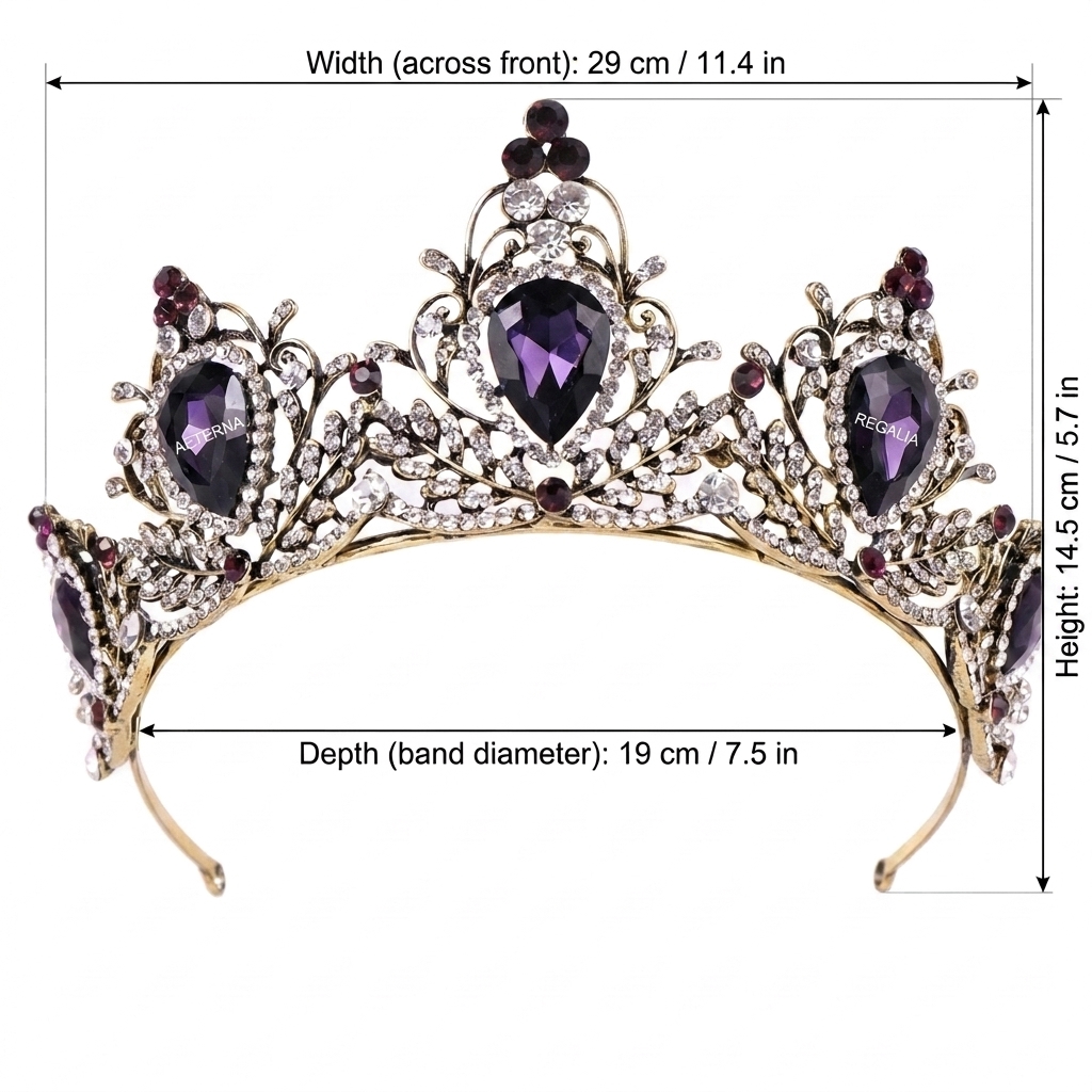 Crown Headpiece Lightweight Ba - огляд і ціна Women'S Accessories And Jewelry