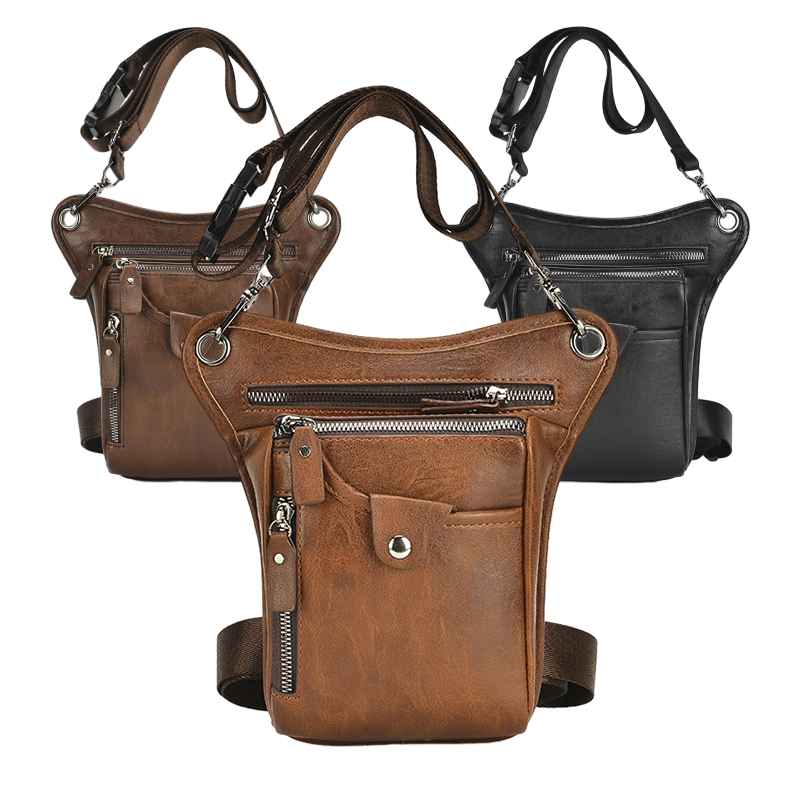 Vintage Pu Leather Waist Pack  - огляд і ціна Women Electronic Accessories