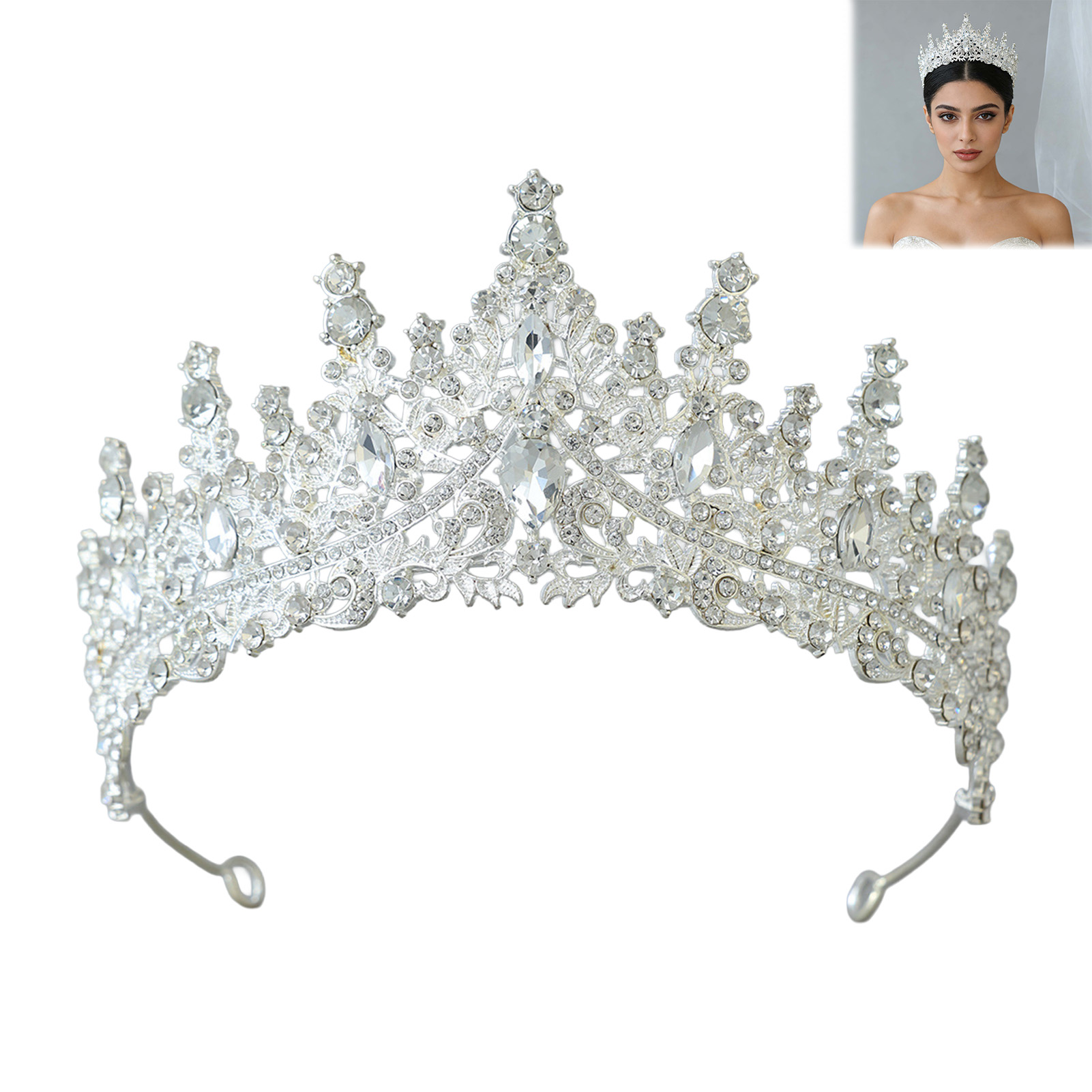 Bridal Headpiece Sparkling Rhi - огляд і ціна Women'S Accessories And Jewelry