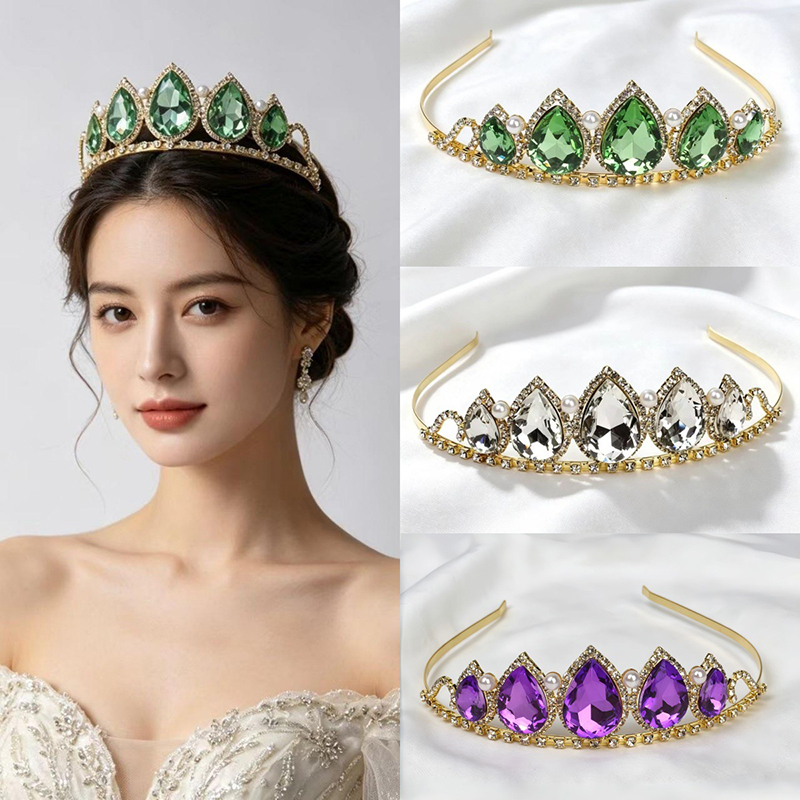 Green Water Drop Rhinestone Cr - огляд і ціна Women'S Accessories And Jewelry